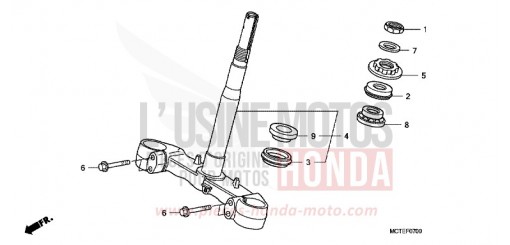 STEERING STEM FJS600A7 de 2007